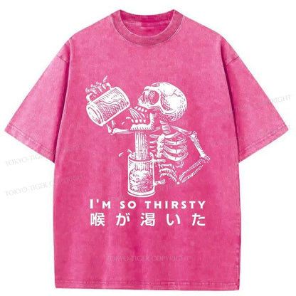 Tokyo-Tiger I'm So Thirsty Japan Washed T-Shirt