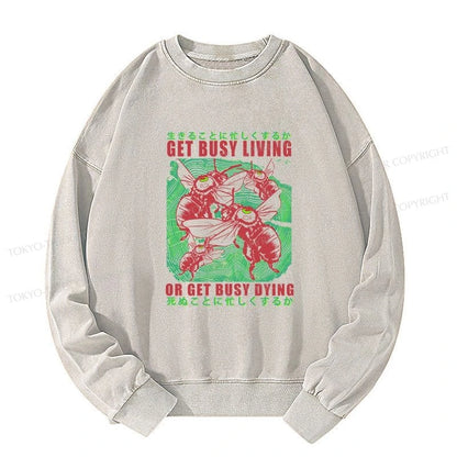 Tokyo-Tiger Busy Bee Japanese Washed Sweatshirt