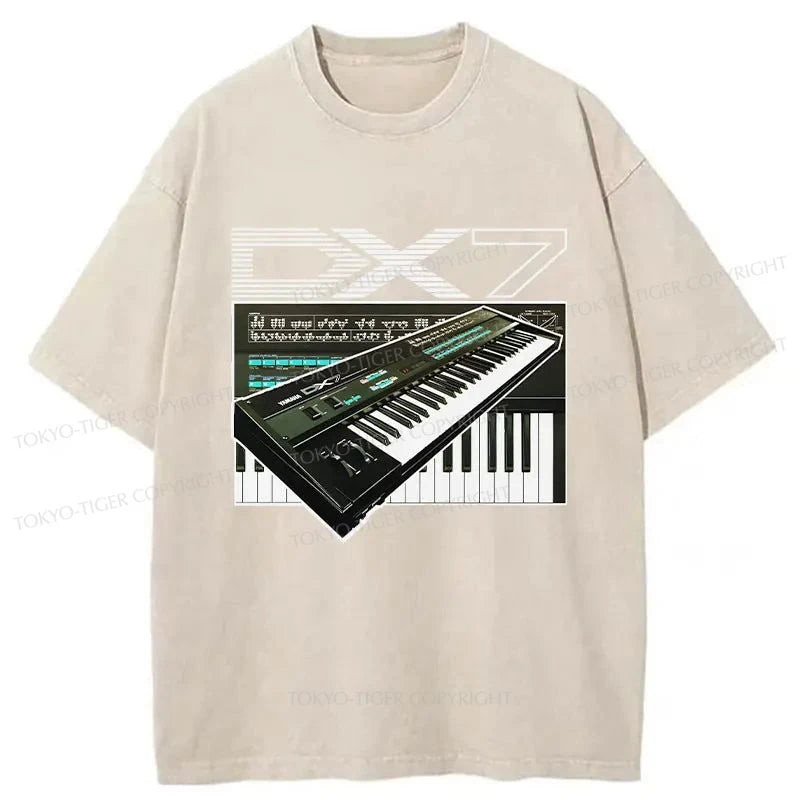 Tokyo-Tiger Yamaha DX7 Japan Washed T-Shirt