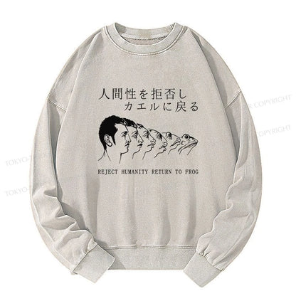 Tokyo-Tiger Return To Frog Washed Sweatshirt