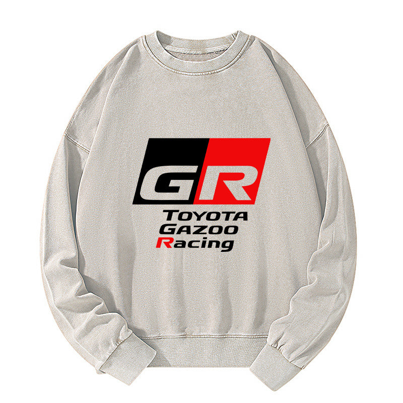 Tokyo-Tiger Toyota Gazoo Racing GR Logo Washed Sweatshirt