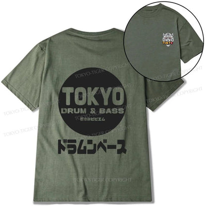 Tokyo-Tiger Tokyo DnB Japanese Front Back Classic T-Shirt