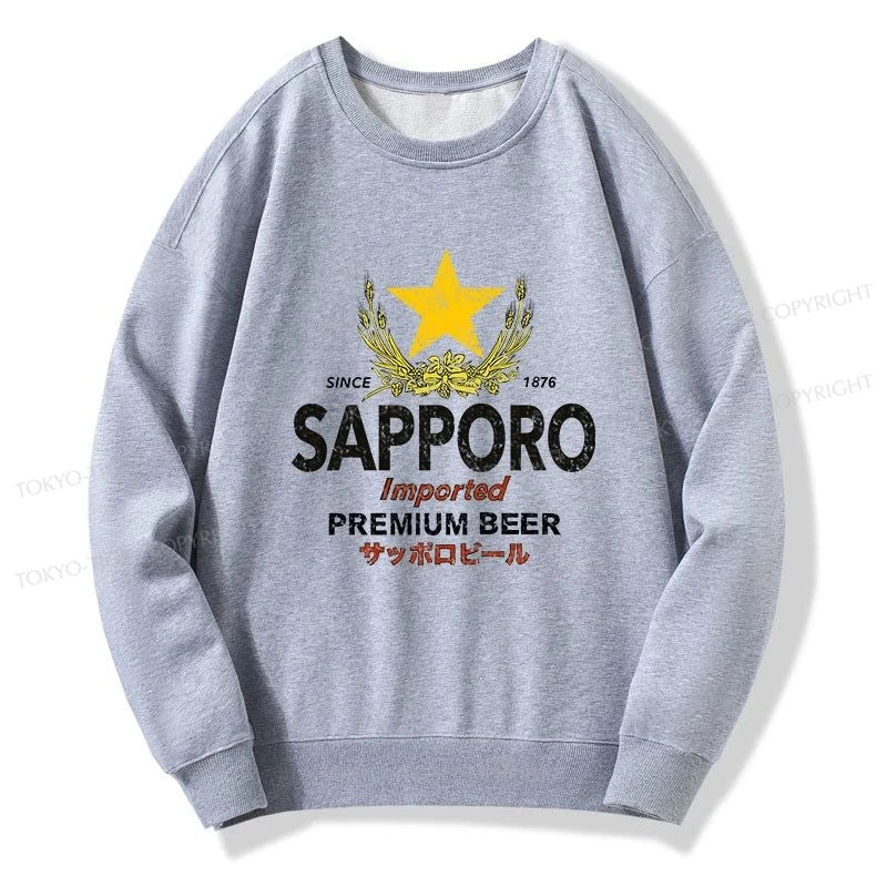 Tokyo-Tiger Sapporo Beer Star Japanese Sweatshirt