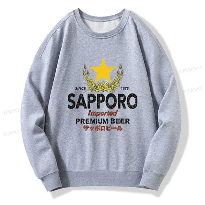 Tokyo-Tiger Sapporo Beer Star Japanese Sweatshirt