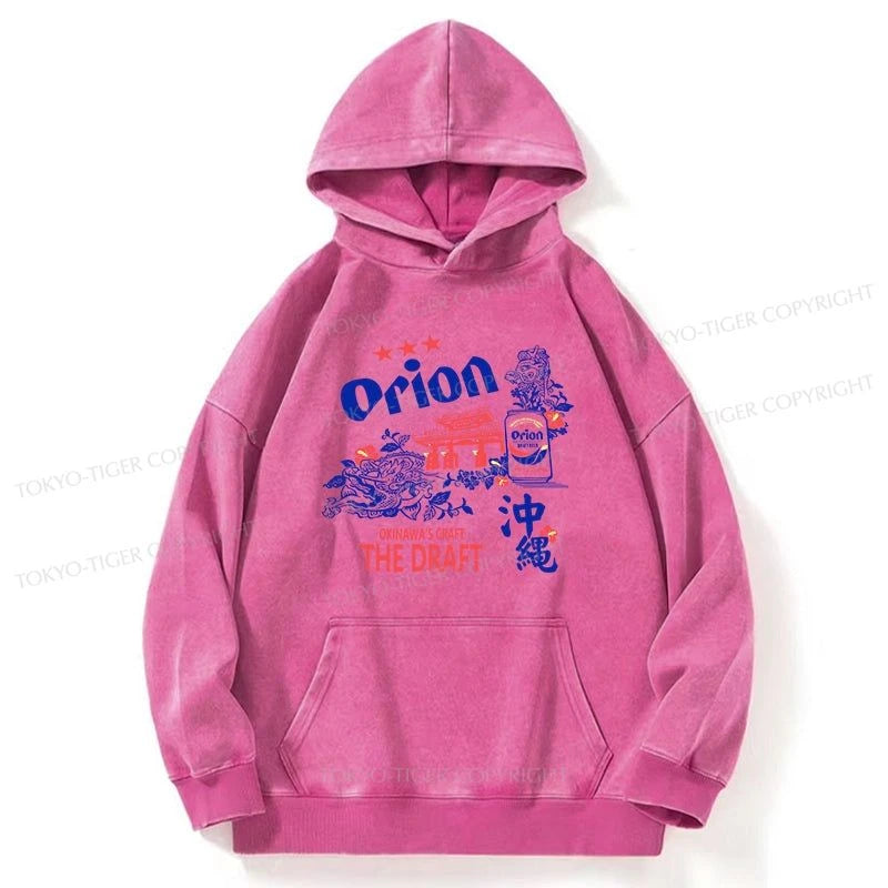 Tokyo-Tiger Orion Beer With Okinawa Washed Hoodie