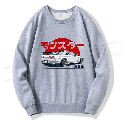 Tokyo-Tiger Monster. Skyline R32 GTR Sweatshirt