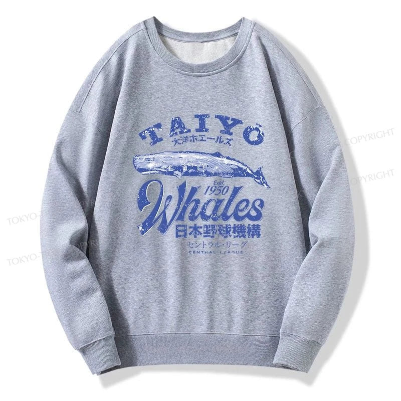 Tokyo-Tiger Japan Taiyo Whales Sweatshirt