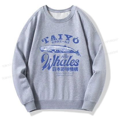 Tokyo-Tiger Japan Taiyo Whales Sweatshirt