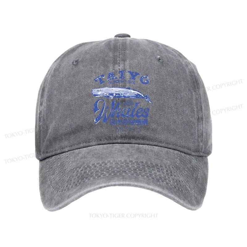 Tokyo-Tiger Japan Taiyo Whales Washed Cap