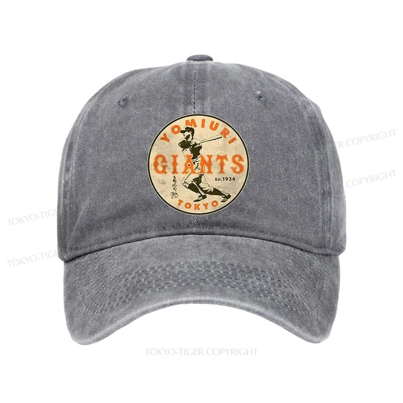 Tokyo-Tiger Yomiuri Giants Shigeru Nagashima Washed Cap