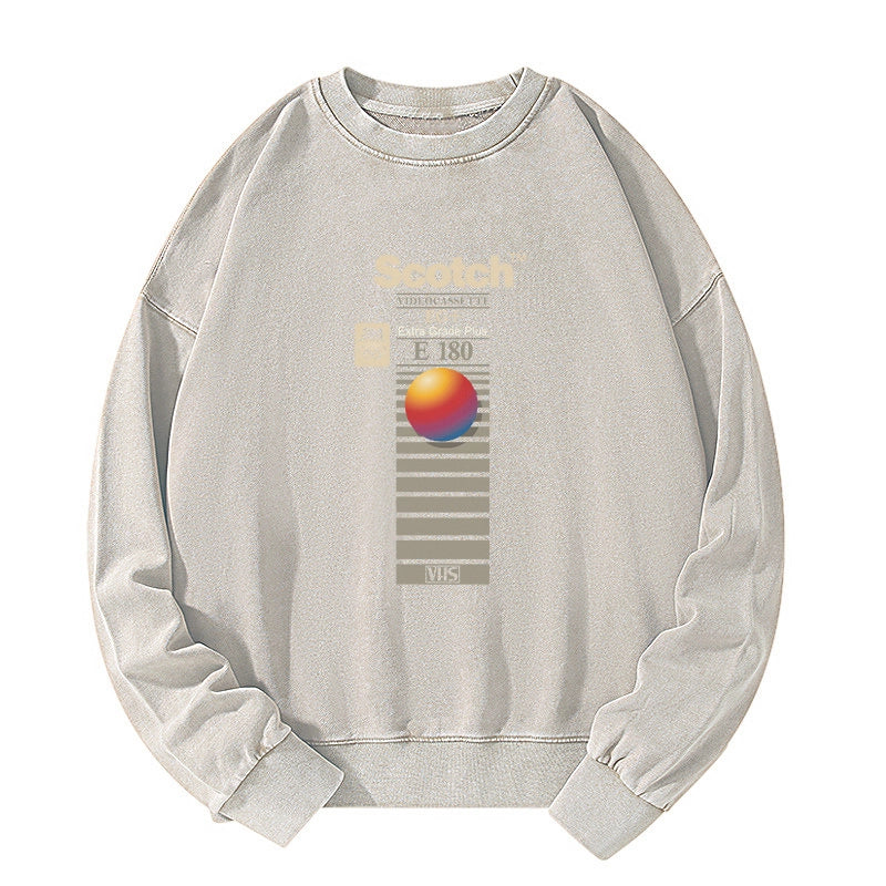 Tokyo-Tiger VHS Scotch E180 Washed Sweatshirt