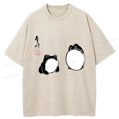 Tokyo-Tiger Matsumoto Hoji Frogs Japan Washed T-Shirt