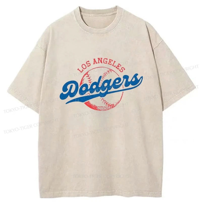 Tokyo-Tiger Ohtani 17-Retro-Dodgers Washed T-Shirt