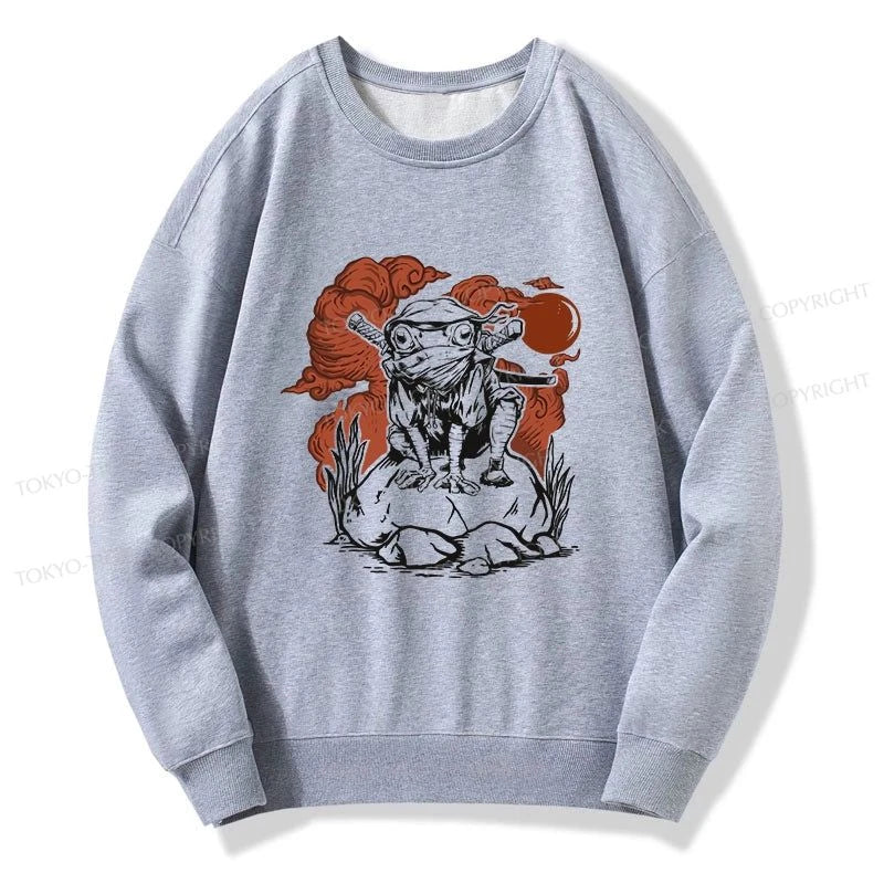 Tokyo-Tiger Ninja Frog Japanese Sweatshirt