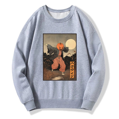 Tokyo-Tiger Japanese Pumpkin Monster Sweatshirt