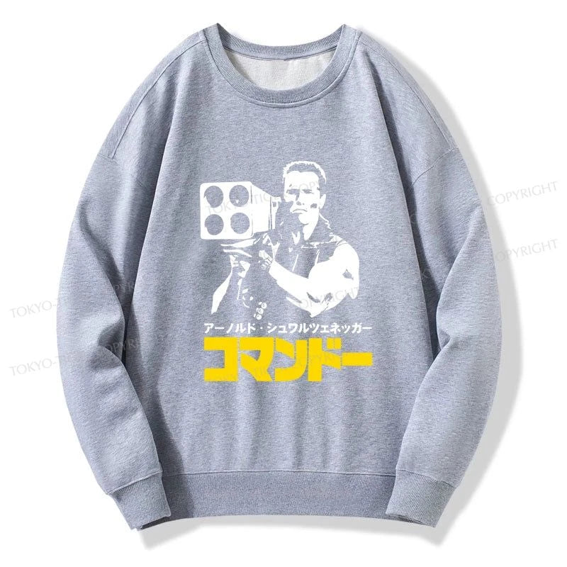 Tokyo-Tiger Commando In Japanese Sweatshirt