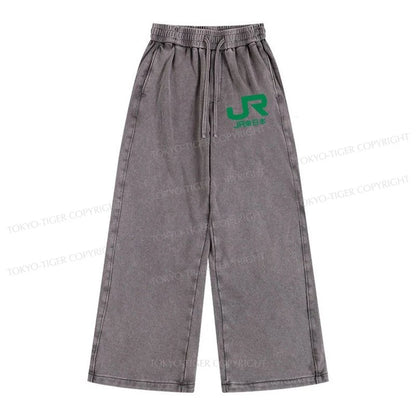 Tokyo-Tiger East Japan Railway Company Washed Sweatpants