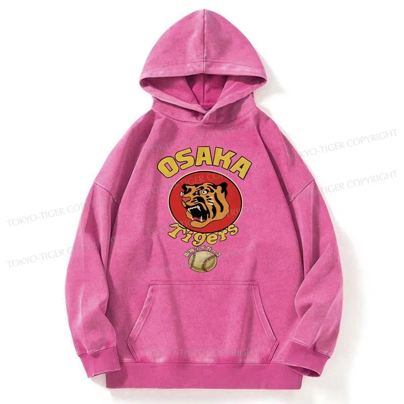 Tokyo-Tiger Osaka Tiger Baseball Washed Hoodie