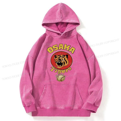 Tokyo-Tiger Osaka Tiger Baseball Washed Hoodie