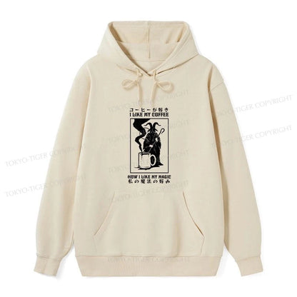 Tokyo-Tiger I Like My Coffee Classic Hoodie