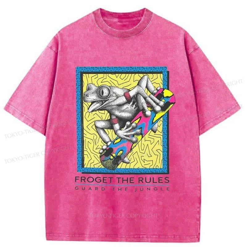 Tokyo-Tiger Froget The Rules Japanese Washed T-Shirt