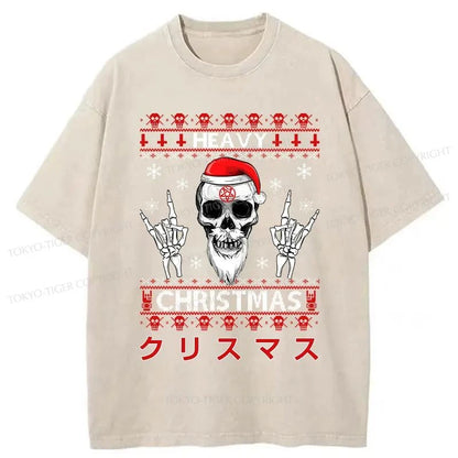 Tokyo-Tiger Heavy Christmas Japan Washed T-Shirt