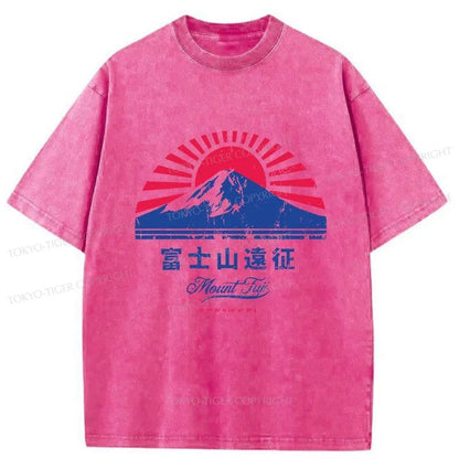 Tokyo-Tiger Mount Fuji Expedition Washed T-Shirt