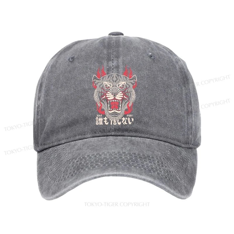 Tokyo-Tiger Retro Tiger Japanese Washed Cap