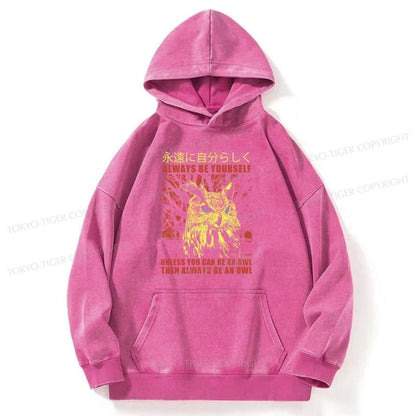 Tokyo-Tiger Always Be Yourself Japanese Washed Hoodie