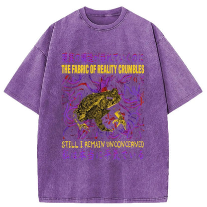 Tokyo-Tiger Japanese Frog The Fabric Washed T-Shirt