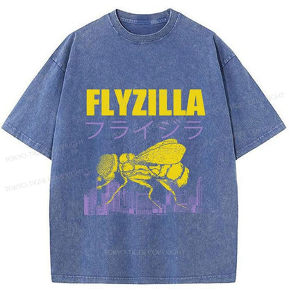 Tokyo-Tiger Giant Fly Japanese Washed T-Shirt