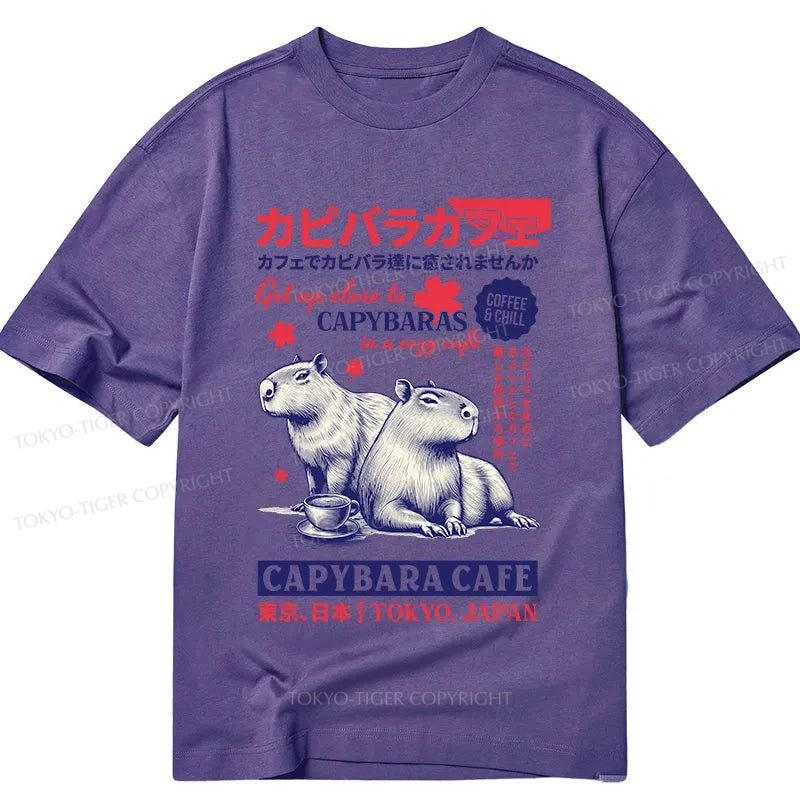 Tokyo-Tiger Tokyo Japan Capybara Cafe Classic T-Shirt