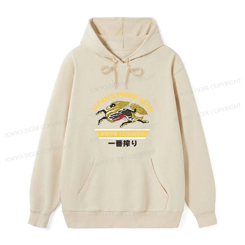 Tokyo-Tiger Kirin Ichiban Beer Logo Japanese Classic Hoodie