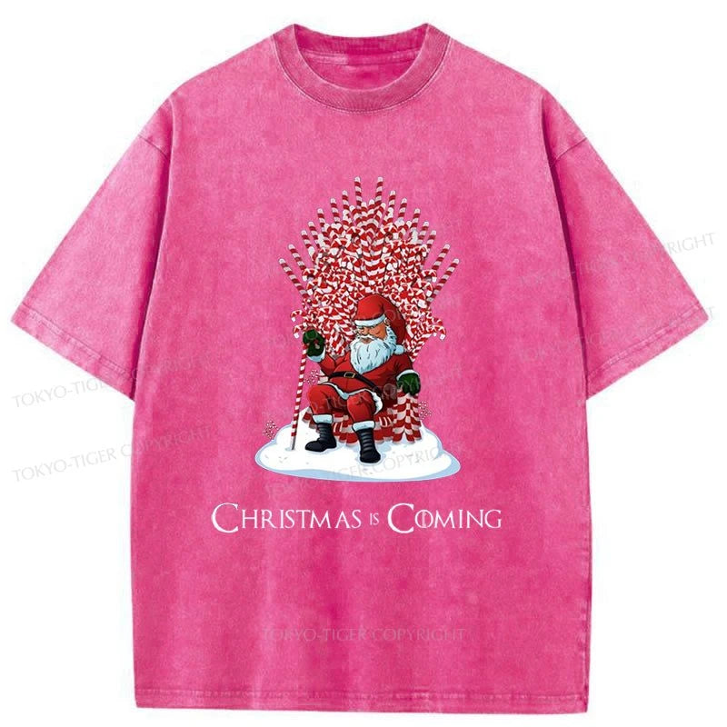 Tokyo-Tiger Games Of Christmas Washed T-Shirt