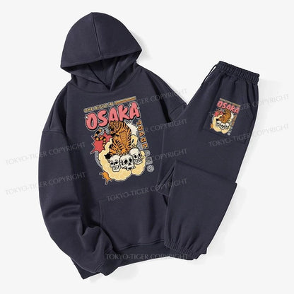 Tokyo-Tiger Osaka Tiger Fleece Lined Hoodie Set