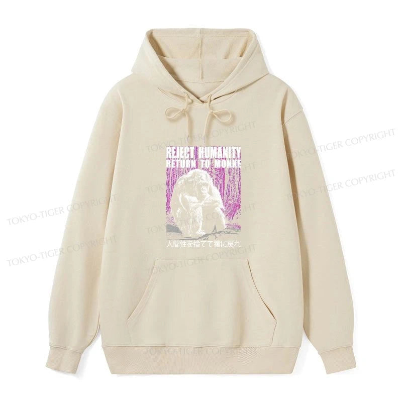 Tokyo-Tiger Reject Humanity Return To Monkey Classic Hoodie