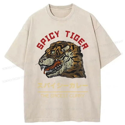 Tokyo-Tiger Spicy Tiger Japanese Washed T-Shirt