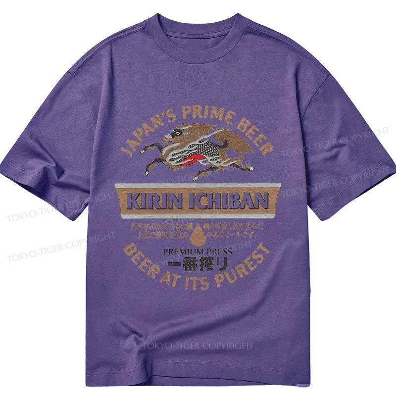 Tokyo-Tiger Kirin Ichiban Beer Japan Classic T-Shirt