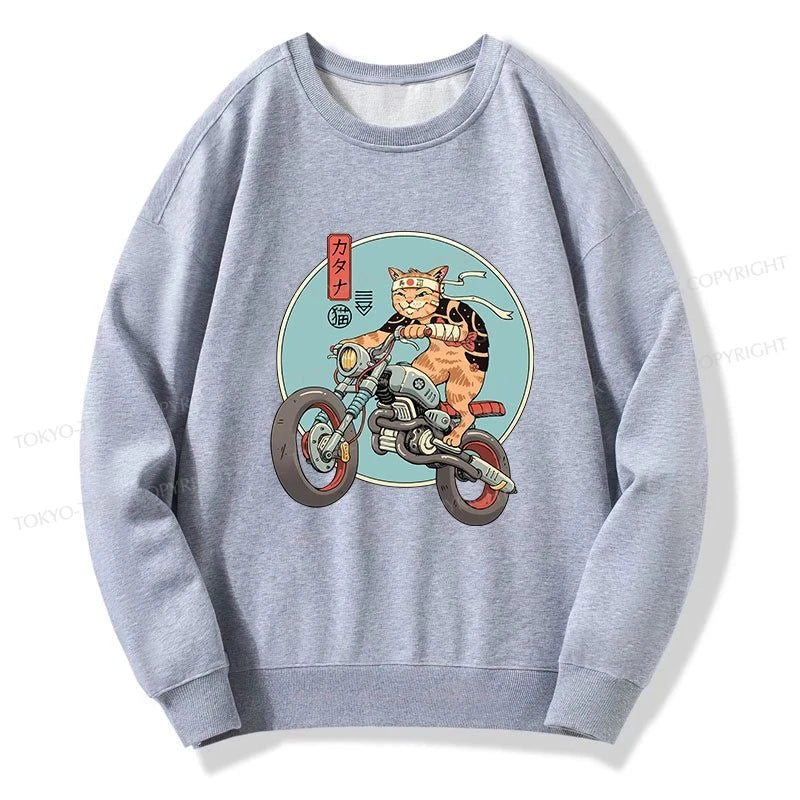 Tokyo-Tiger Catana Motorcycle Sweatshirt