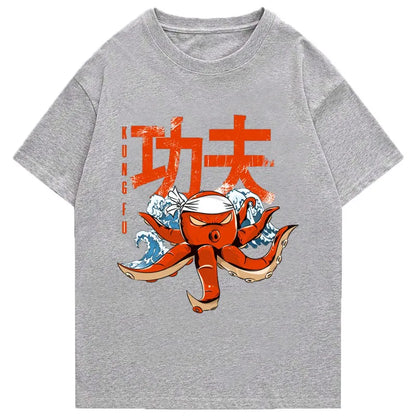 Tokyo-Tiger Kung Fu Octopus Classic T-Shirt