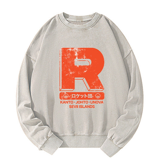 Tokyo-Tiger Team Rocket Japanese Washed Sweatshirt