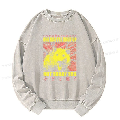 Tokyo-Tiger Negative Possum Japanese Washed Sweatshirt