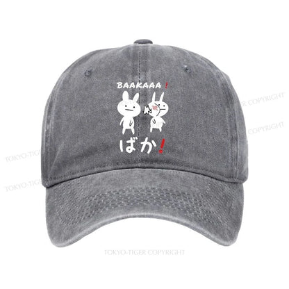 Tokyo-Tiger Anime Baka Manga Slap Washed Cap