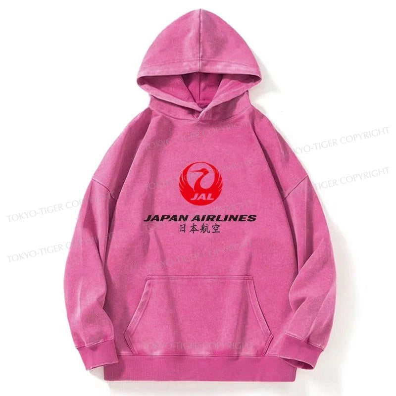 Tokyo-Tiger Japan Airlines Washed Hoodie