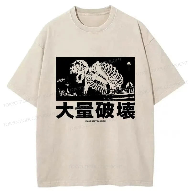 Tokyo-Tiger Mass Destruction Japan Washed T-Shirt