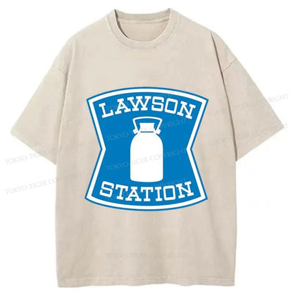 Tokyo-Tiger Lawson Station Japanese Washed T-Shirt