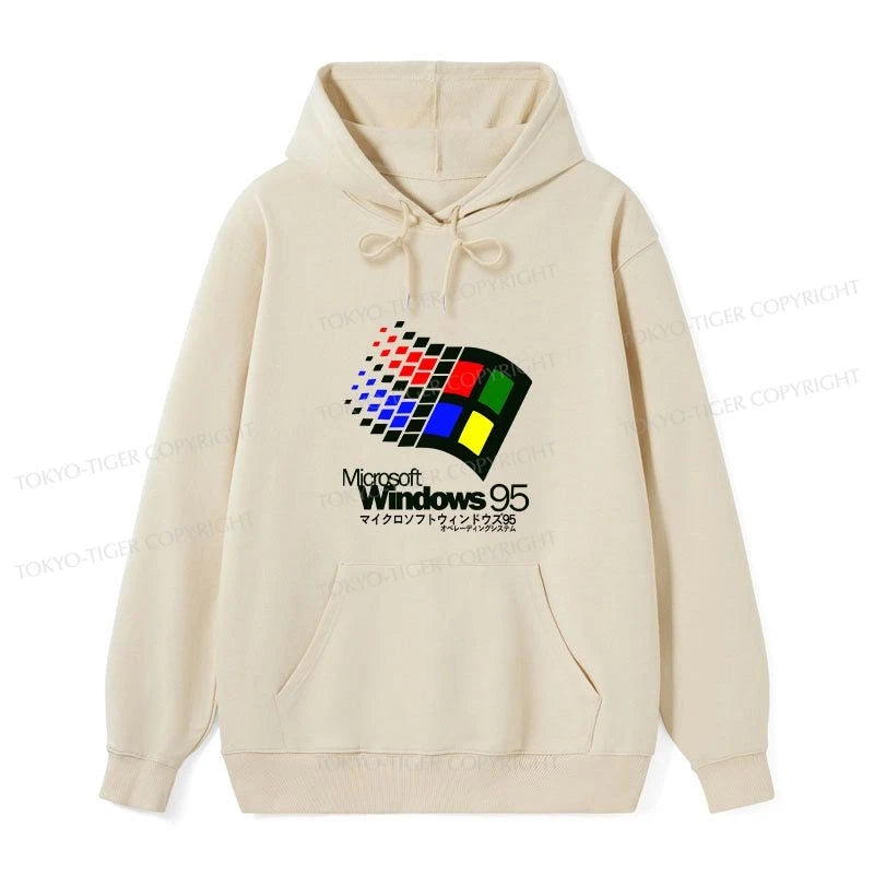 Tokyo-Tiger Windows 95 Logo Classic Hoodie