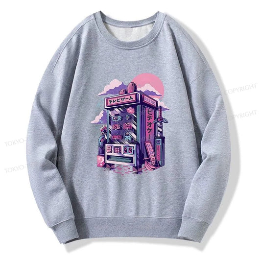 Tokyo-Tiger Japanese Vending Machines Sweatshirt