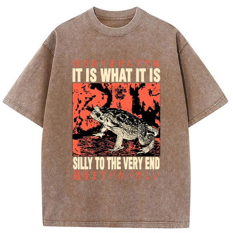 Tokyo-Tiger It is what it is Frog Washed T-Shirt