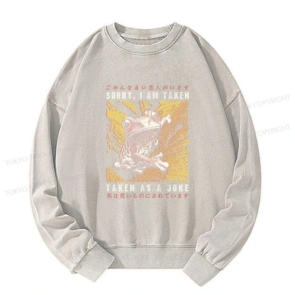 Tokyo-Tiger The Tragic Frog Japanese Washed Sweatshirt